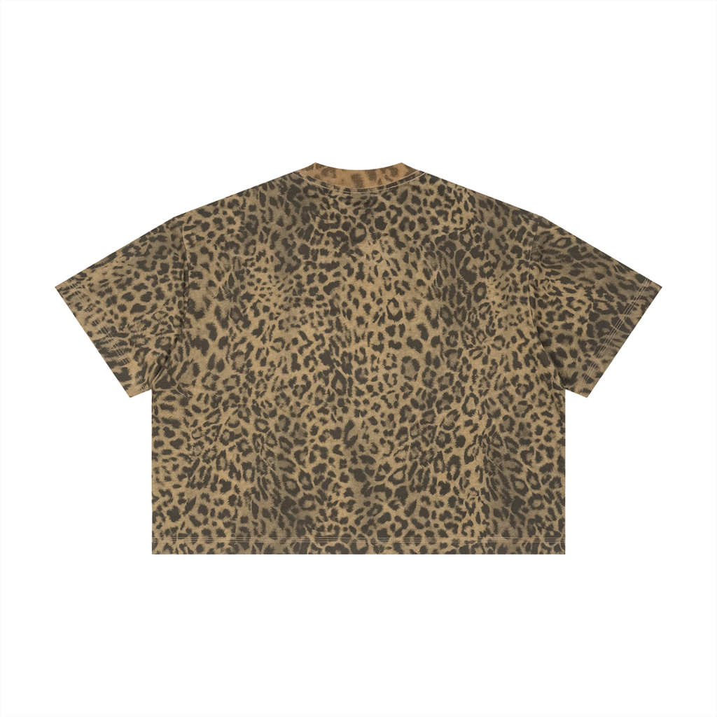Jesus is King Leopard Boxy T-Shirt