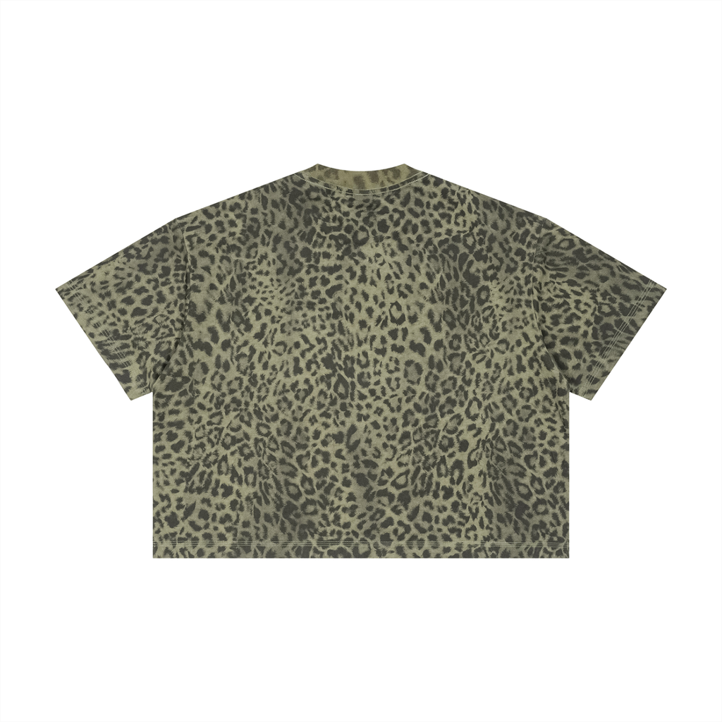 Jesus is King Leopard Boxy T-Shirt