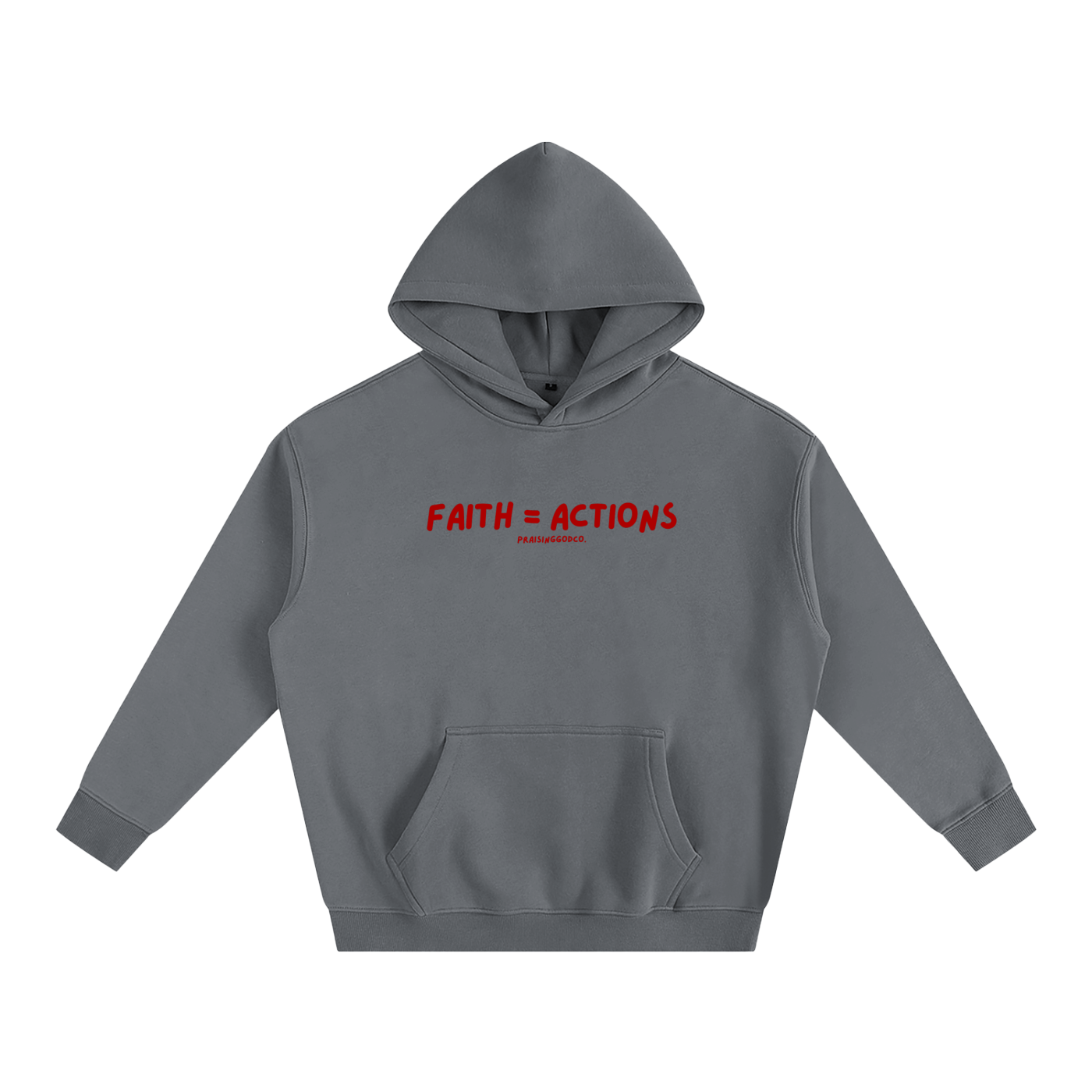 Faith = Actions Hoodie