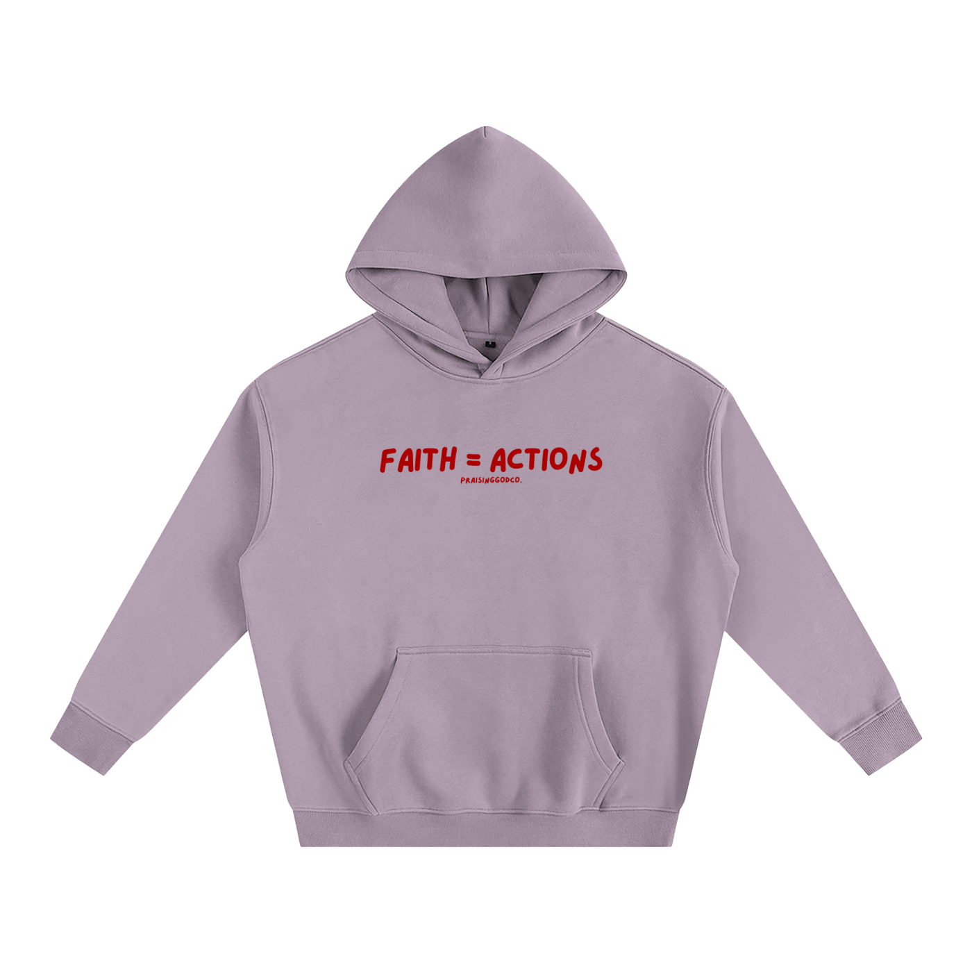 Faith = Actions Hoodie