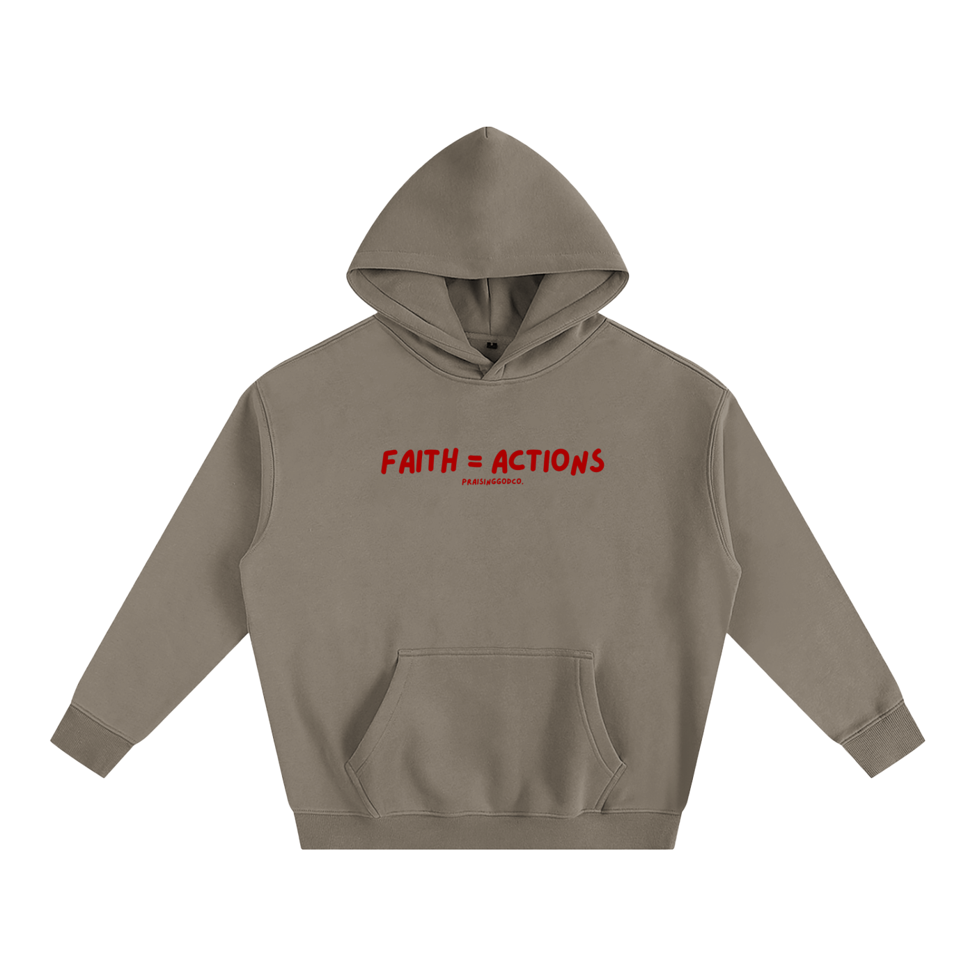 Faith = Actions Hoodie