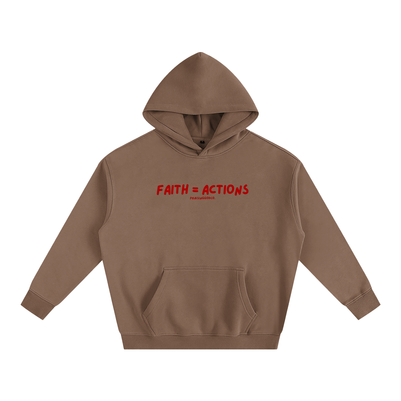Faith = Actions Hoodie