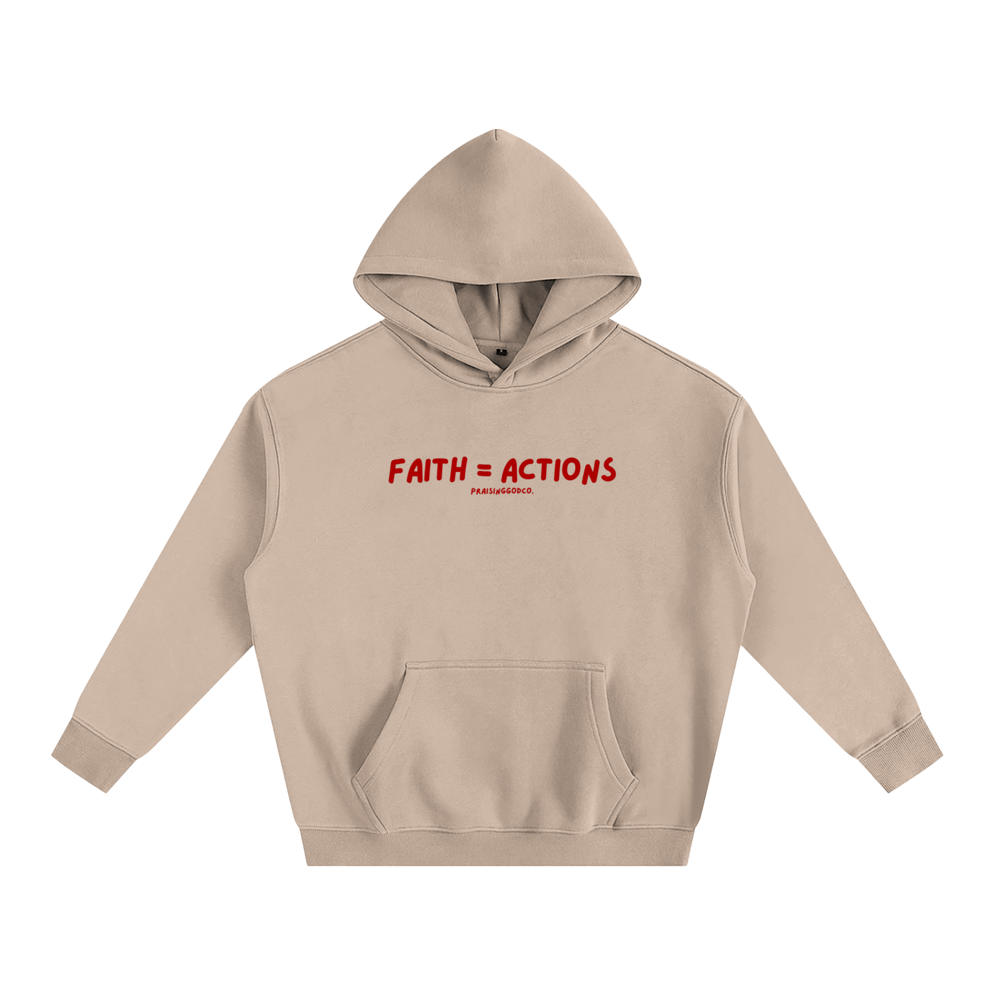 Faith = Actions Hoodie