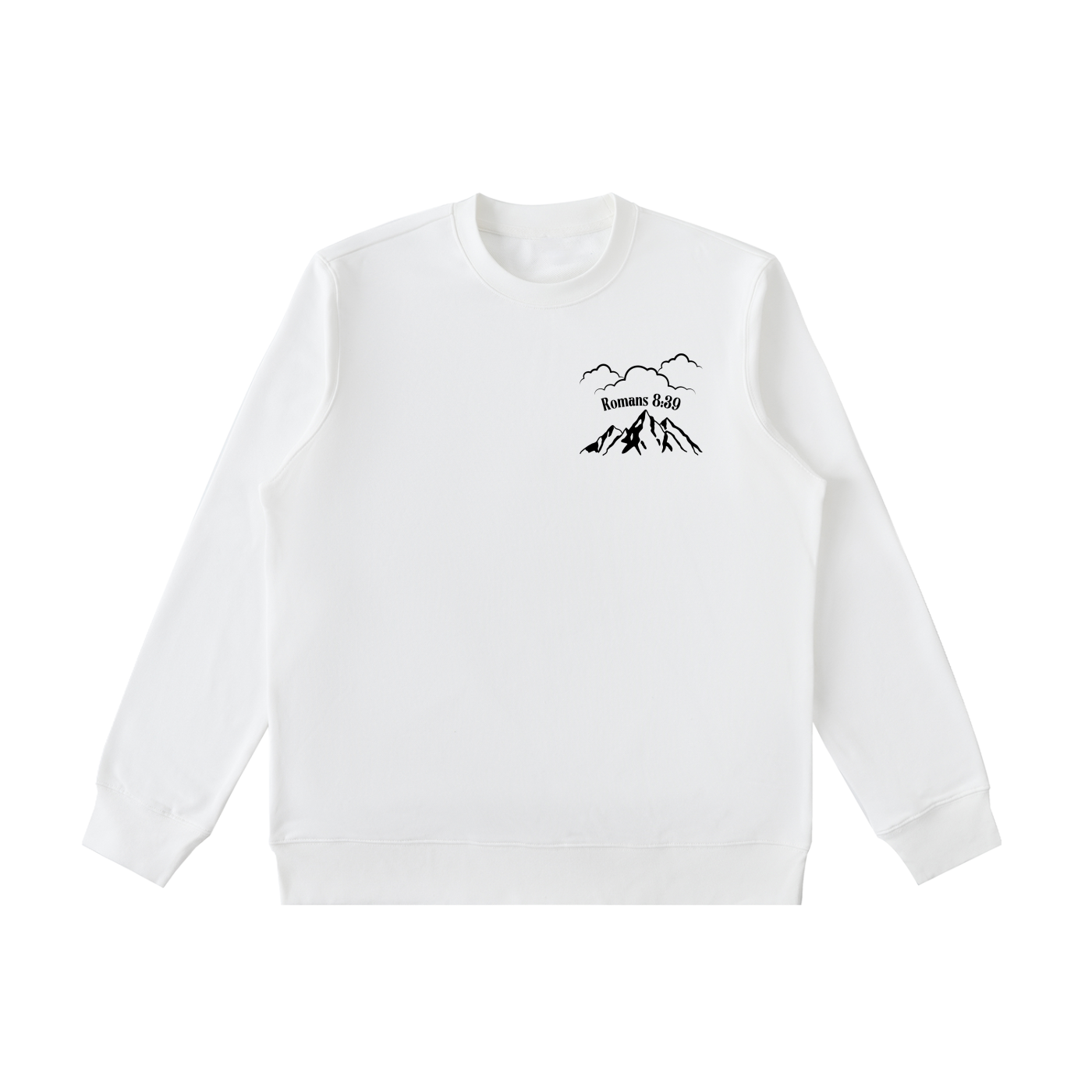 Romans 8:39 Sweatshirt