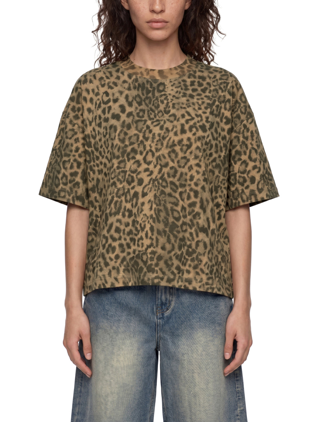 Jesus is King Leopard Boxy T-Shirt